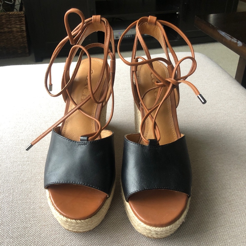 COACH Dana Wedge Sandals